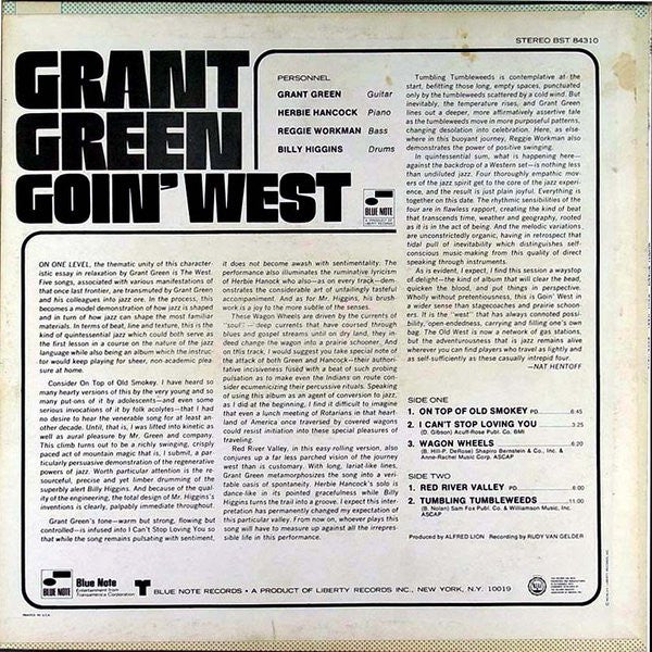 Grant Green - Goin' West (LP) [US] 1st