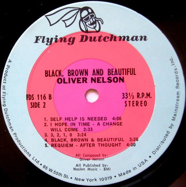 Oliver Nelson - Black, Brown And Beautiful (LP) [US] 1st (Very Good Plus (VG+))