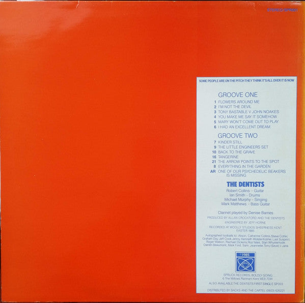 The Dentists - Some People Are On The Pitch They Think It's All Over It Is Now (LP) [UK] 1st (Very Good (VG))