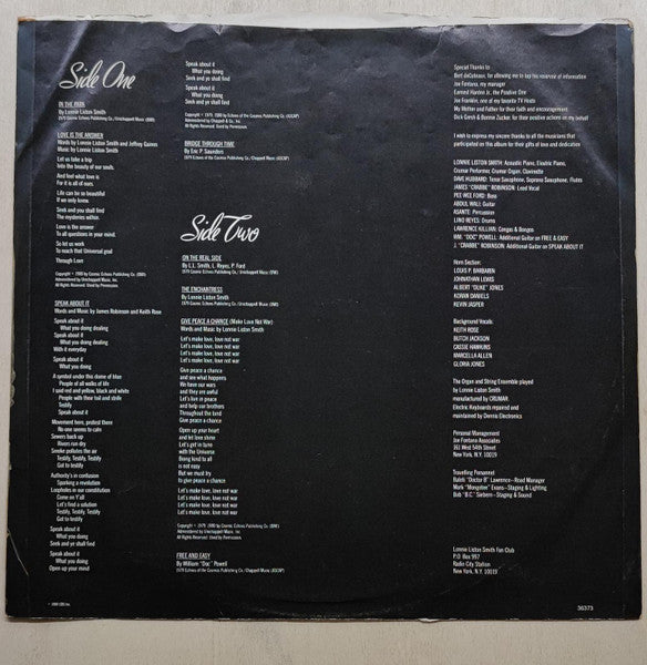 Lonnie Liston Smith - Love Is The Answer (LP) [US] 1st (Very Good Plus (VG+))