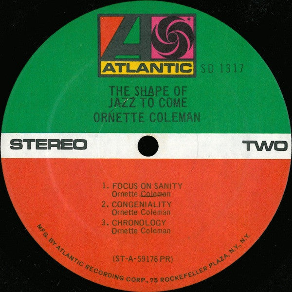 Ornette Coleman - The Shape Of Jazz To Come (LP) [US] 1974 RP (Very Good Plus (VG+))
