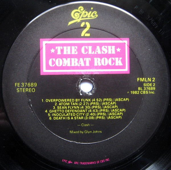 The Clash - Combat Rock (LP) [US] 1st (Mint (M))