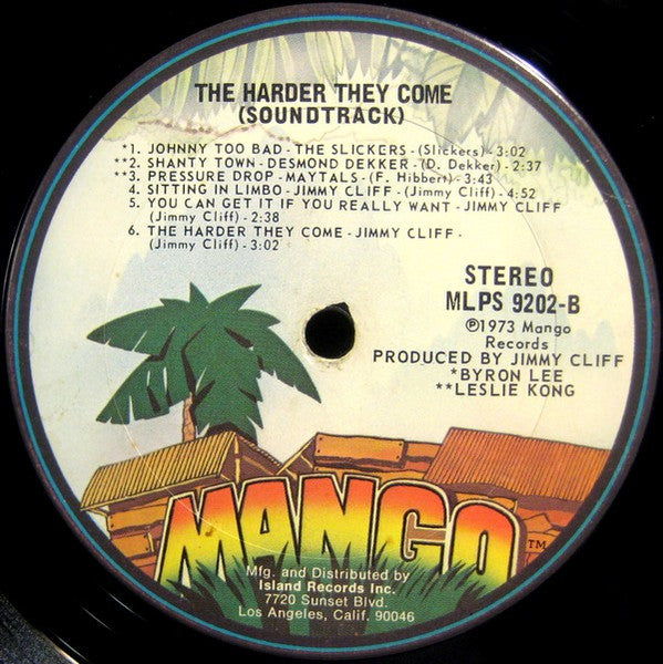 Various - The Harder They Come (Original Soundtrack Recording) (1977 Comp RE)