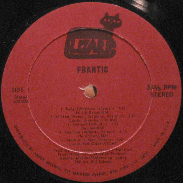 The Frantics - Conception