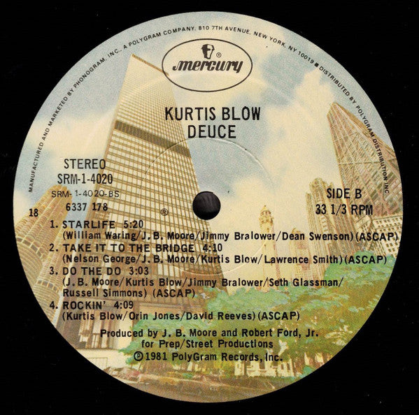 Kurtis Blow - Deuce (1981 US Press)