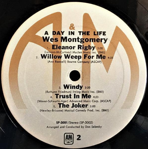 Wes Montgomery - A Day In The Life (LP) [US] RP (Near Mint (NM or M-))