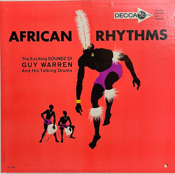 Guy Warren - African Rhythms: The Exciting Soundz Of Guy Warren And His Talking Drum (LP) [US] 1st (Very Good Plus (VG+))