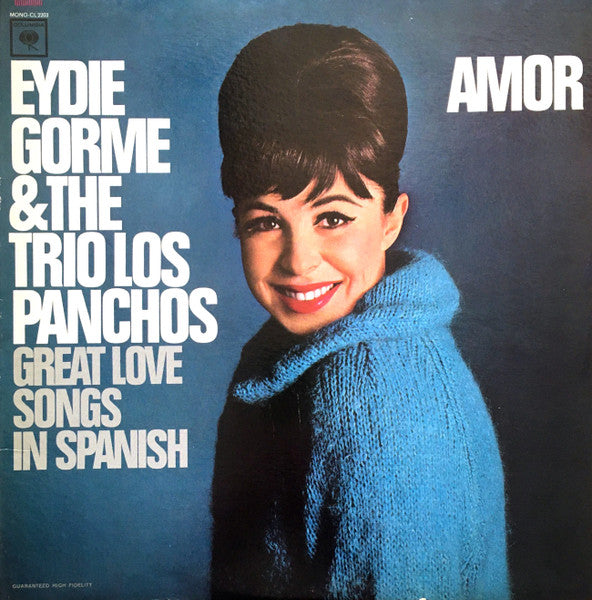 Eydie Gormé - Amor (Great Love Songs In Spanish) (LP) [US] 1st (Very Good Plus (VG+))