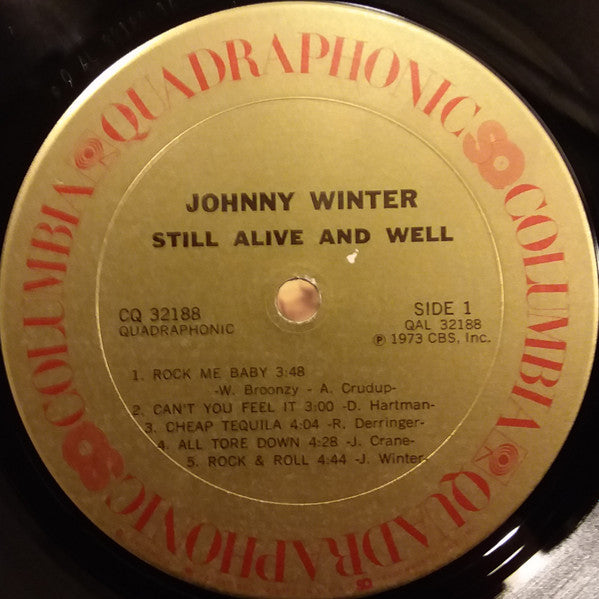 Johnny Winter - Still Alive And Well (LP) [US] 1st (Very Good Plus (VG+))