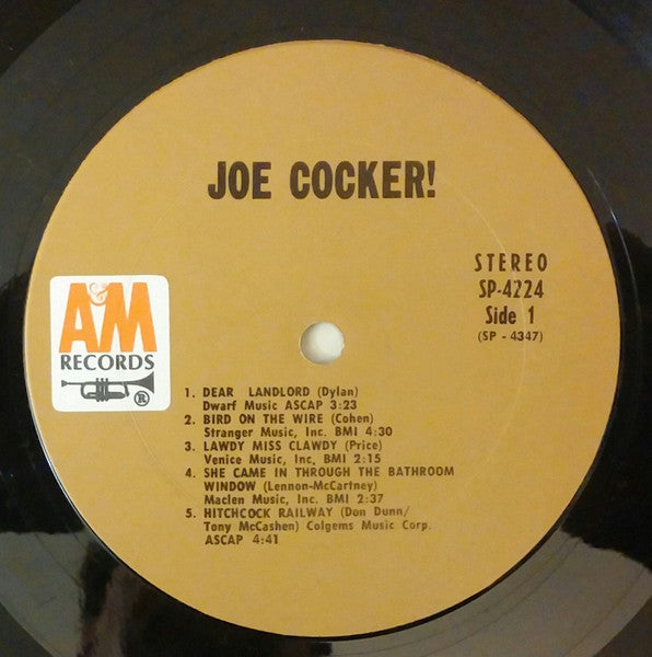 Joe Cocker - Joe Cocker! (LP) [US] 1st