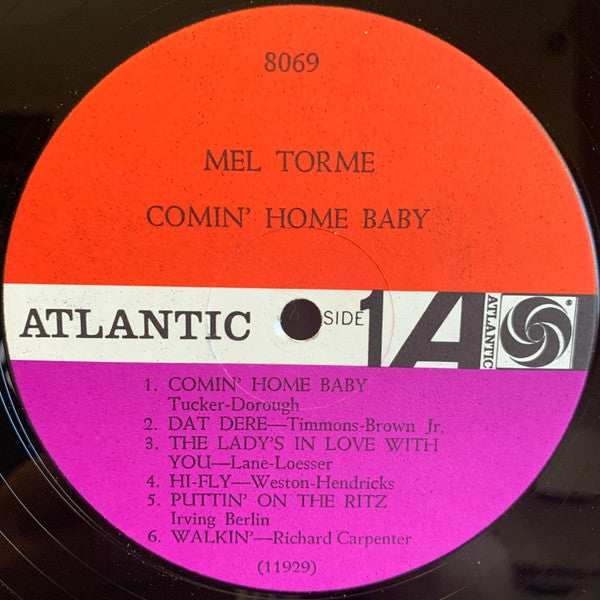 Mel Tormé - Comin' Home Baby! (LP) [US] 1st (Near Mint (NM or M-))
