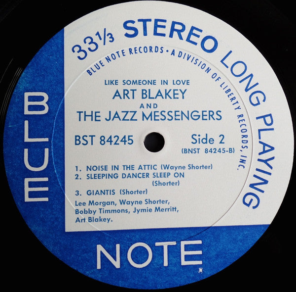 Art Blakey & The Jazz Messengers - Like Someone In Love (LP) [US] 1st (Very Good (VG))