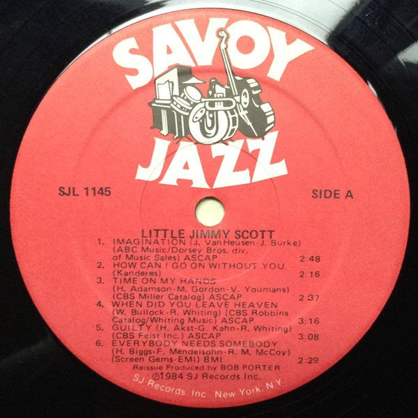 Jimmy Scott - Little Jimmy Scott (LP) [US] 1984 RP (Very Good Plus (VG+))