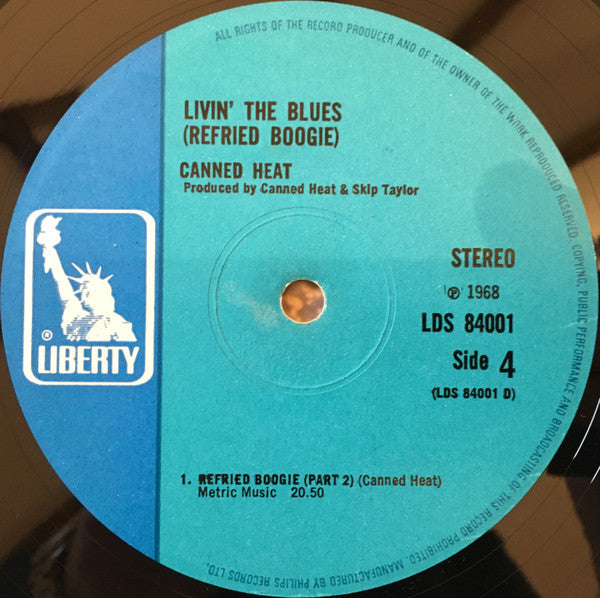Canned Heat - Living The Blues (LP) [UK] 1st