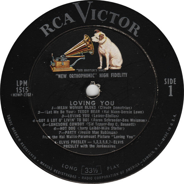 Elvis Presley - Loving You (LP) [US] 1st (Very Good (VG))