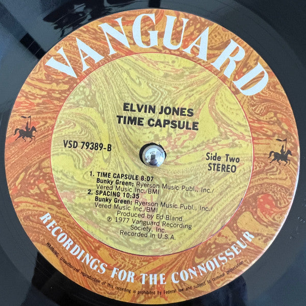 Elvin Jones - Time Capsule (LP) [US] 1st (Very Good (VG))