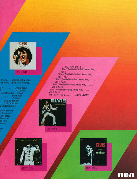 Elvis Presley - Elvis In Concert (LP) [US] 1st