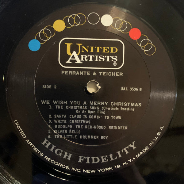 Ferrante & Teicher - We Wish You A Merry Christmas (LP) [US] 1st (Very Good Plus (VG+))