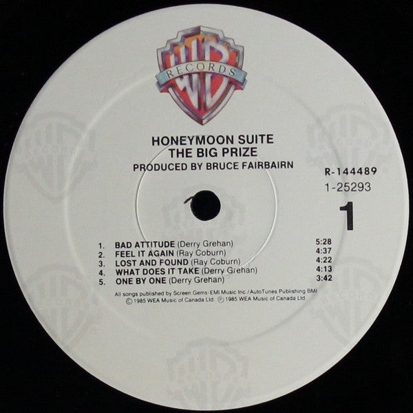 Honeymoon Suite - The Big Prize (LP) [US] 1st (Very Good Plus (VG+))