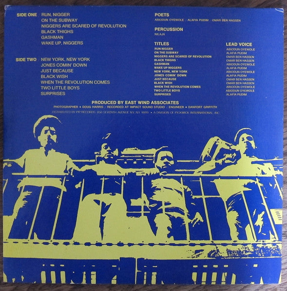 The Last Poets - The Last Poets (LP) [US] 1st (Very Good (VG))