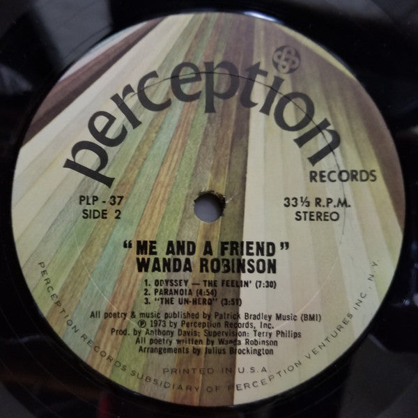 Wanda Robinson - Me And A Friend (LP) [US] 1st (Very Good Plus (VG+))