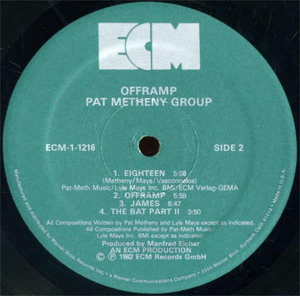 Pat Metheny Group - Offramp (1982 US Press)