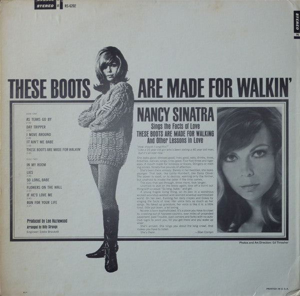 Nancy Sinatra - Boots (LP) [US] 1st (Very Good Plus (VG+))