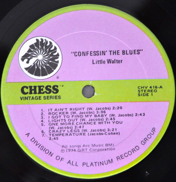 Little Walter - Confessin' The Blues (1977 RE)