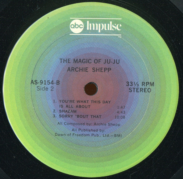 Archie Shepp - The Magic Of Ju-Ju (LP) [US] RP (Very Good Plus (VG+))