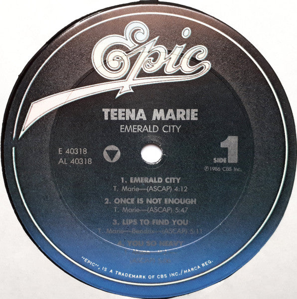 Teena Marie - Emerald City (LP) [US] 1st (Near Mint (NM or M-))
