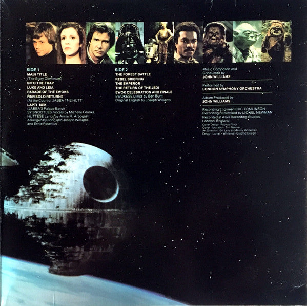 John Williams (4) - Star Wars / Return Of The Jedi (The Original Motion Picture Soundtrack) (LP) [US] 1st (Near Mint (NM or M-))
