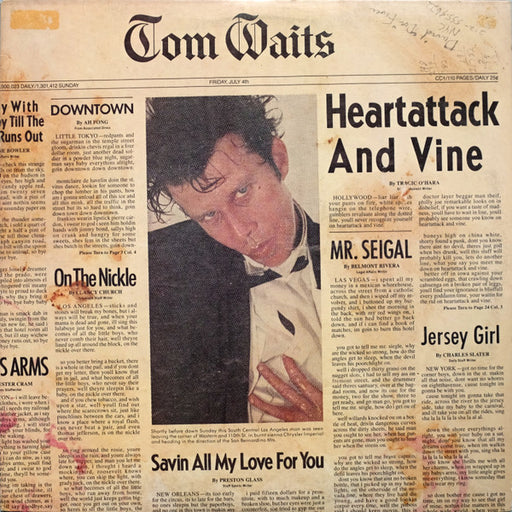 Tom Waits - Heartattack And Vine (LP) [US] 1984 RP
