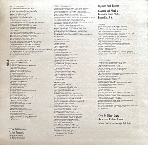 The Band - Cahoots (LP) [Germany] 1st