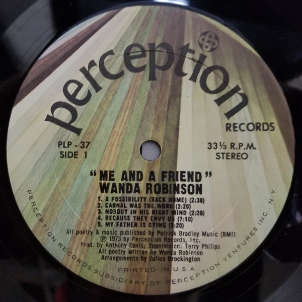 Wanda Robinson - Me And A Friend (LP) [US] 1st (Very Good Plus (VG+))
