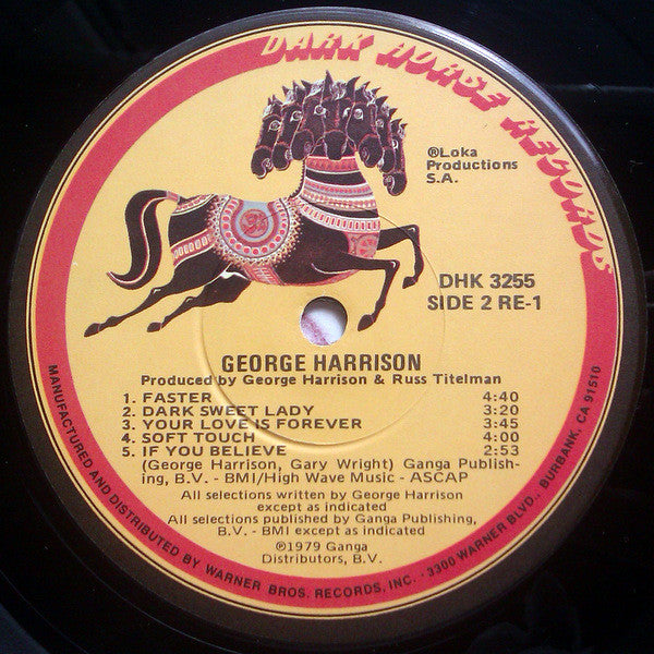 George Harrison - George Harrison (1979 US Press)