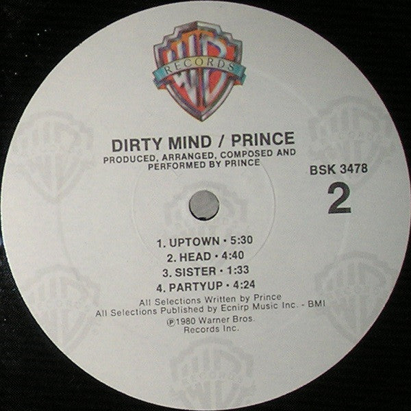 Prince - Dirty Mind (LP) [US] 1983 RP