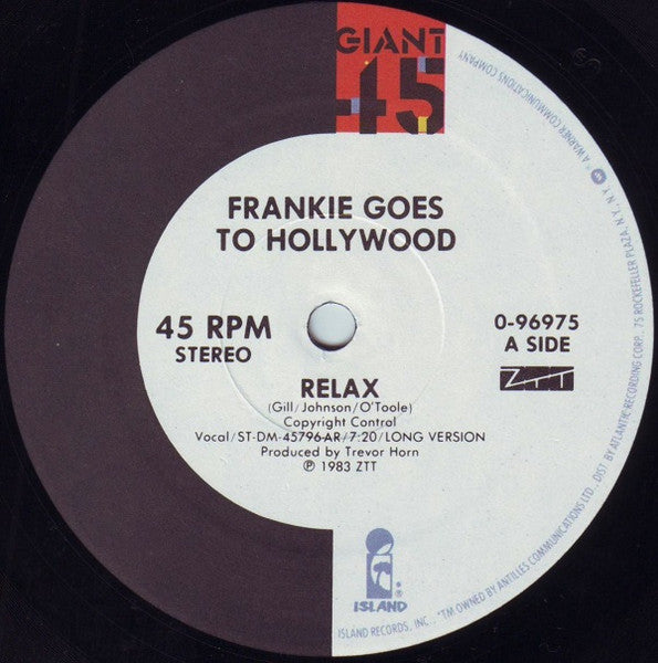 Frankie Goes To Hollywood - Relax (12") [US] 1st (Very Good Plus (VG+))