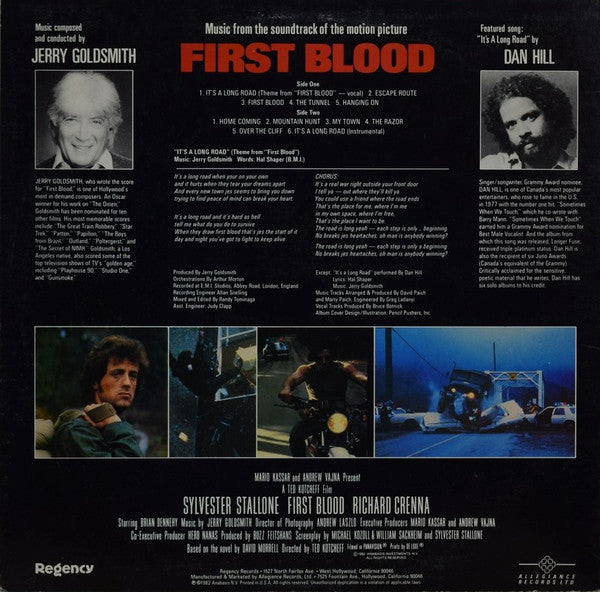 Jerry Goldsmith - First Blood (Original Soundtrack From The Motion Picture) (LP) [US] 1st (Near Mint (NM or M-))