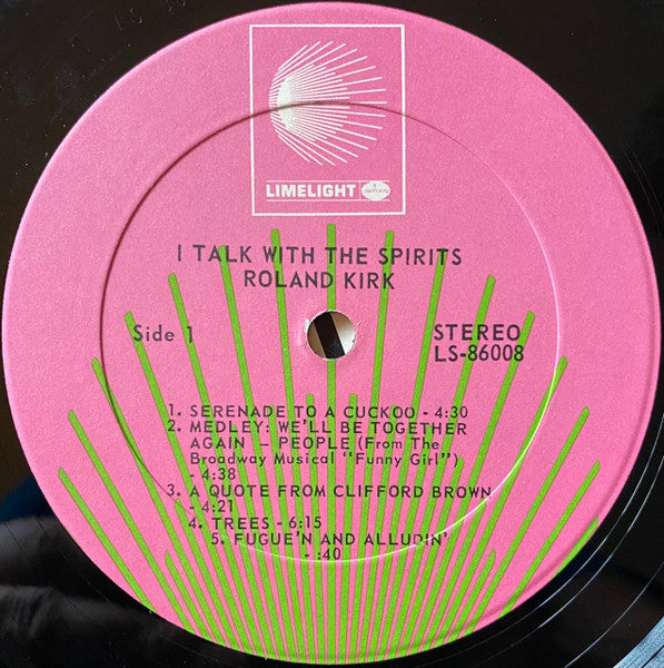 Roland Kirk - I Talk With The Spirits (LP) [US] 1968 RP (Near Mint (NM or M-))