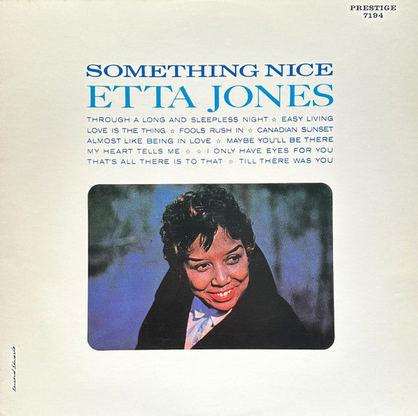 Etta Jones - Something Nice (LP) [US] 1986 RP (Very Good Plus (VG+))