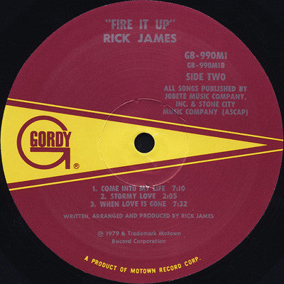 Rick James - Fire It Up (1979 US Press)