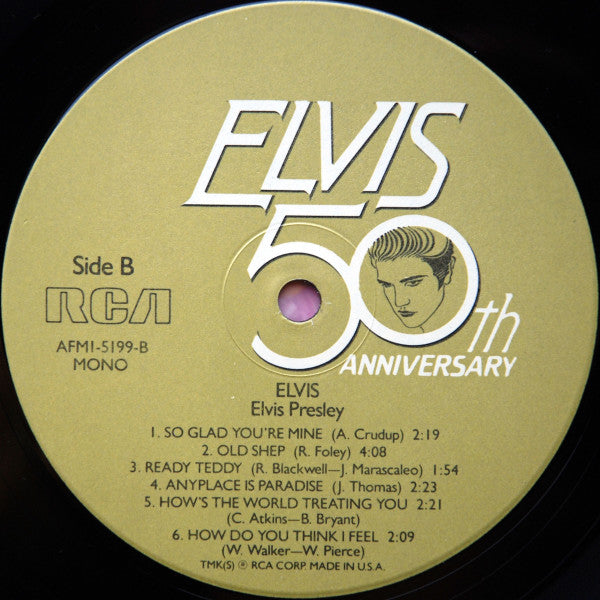 Elvis Presley - Elvis (LP) [US] 1984 RP (Mint (M))