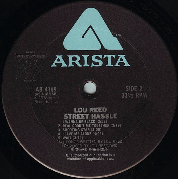 Lou Reed - Street Hassle