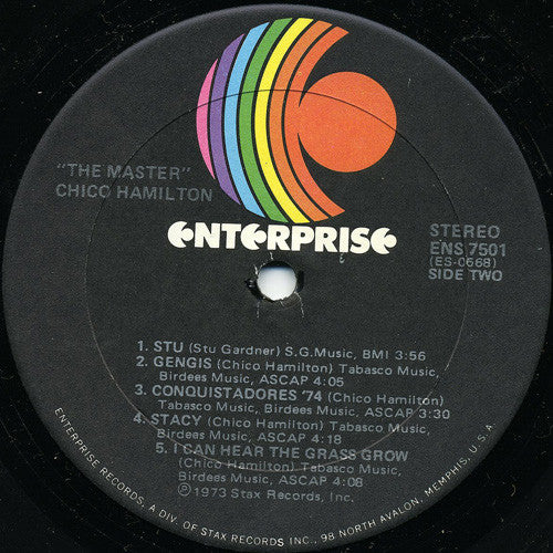 Chico Hamilton - The Master (LP) [US] 1st (Very Good Plus (VG+))