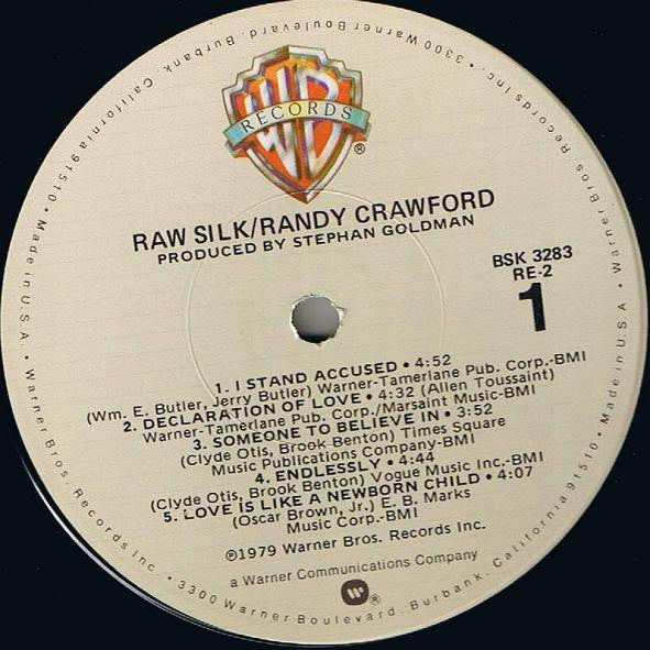 Randy Crawford - Raw Silk (LP) [US] 1st (Very Good Plus (VG+))