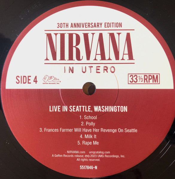 Nirvana - In Utero (LP, LP, LP, LP) [Worldwide] 2023 RP