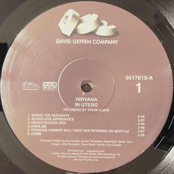 Nirvana - In Utero (LP, LP, LP, LP) [Worldwide] 2023 RP