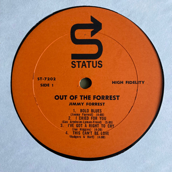 Jimmy Forrest - Out Of The Forrest (LP) [US] RP (Very Good (VG))