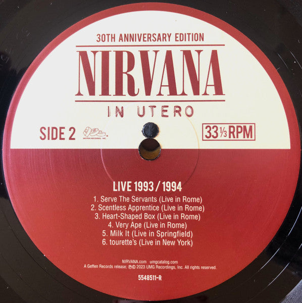 Nirvana - In Utero (LP, LP, LP, LP) [Worldwide] 2023 RP