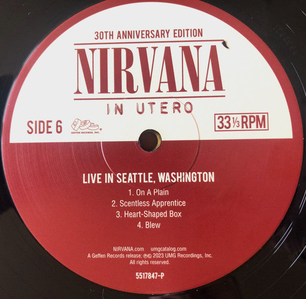 Nirvana - In Utero (LP, LP, LP, LP) [Worldwide] 2023 RP